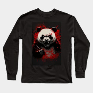 Angry Panda Long Sleeve T-Shirt